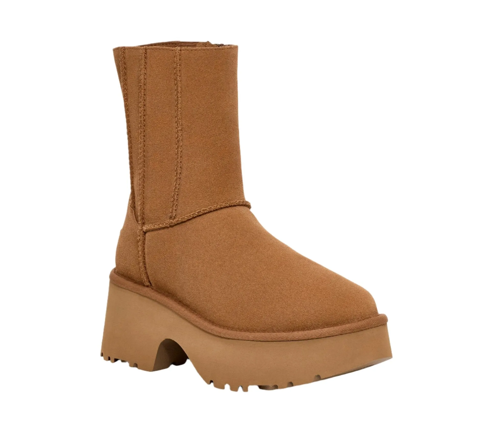 UGG Classic Twin Seam New Heights in Chestnut