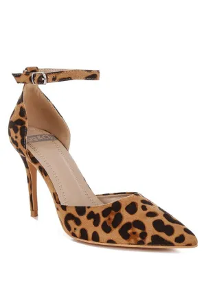 Ushra Microfiber Stilettos – Pointed Toe, 3.5-Inch Heel, Sophisticated Style