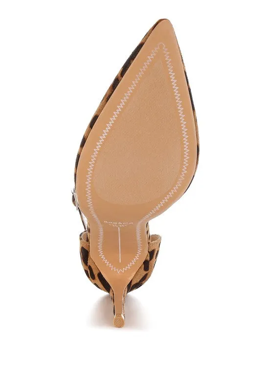 Ushra Microfiber Stilettos – Pointed Toe, 3.5-Inch Heel, Sophisticated Style