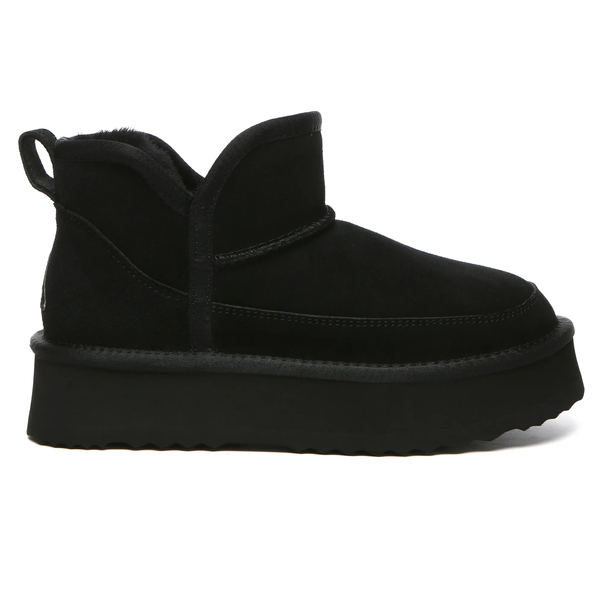 V Ankle Ultra Mini Platform Boots