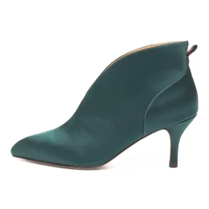 Valentine Low Cut Satin - Dark Forest