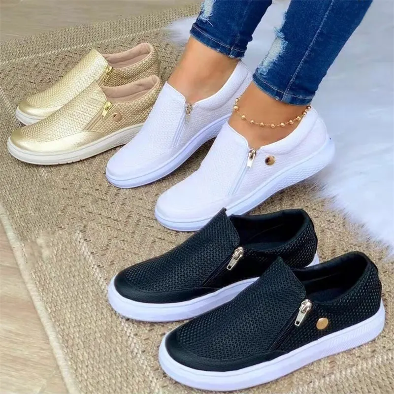 Versatile Comfortable Lady Round Head Shoes