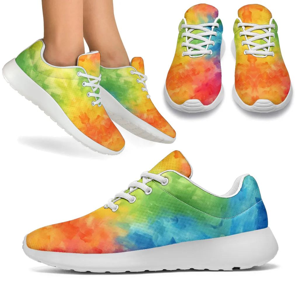 Water Colors Rainbow Sneakers