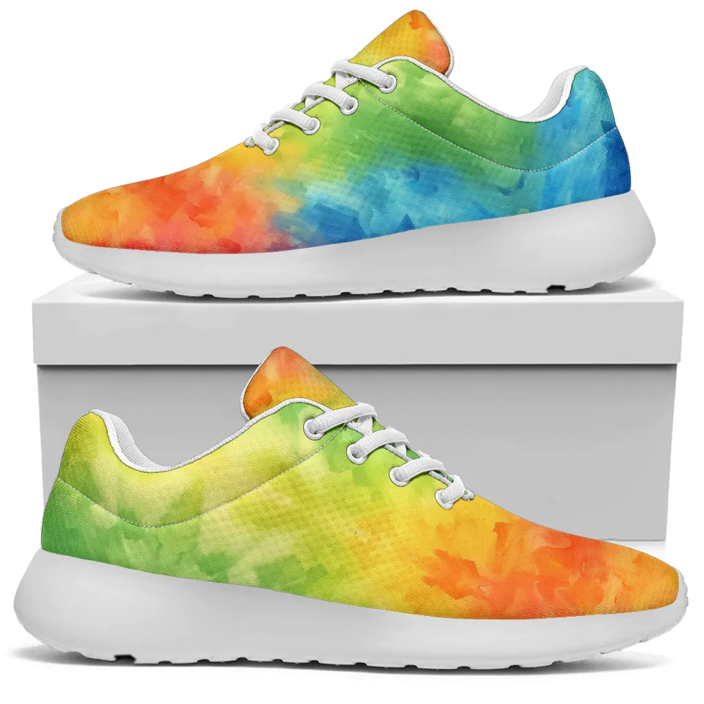 Water Colors Rainbow Sneakers