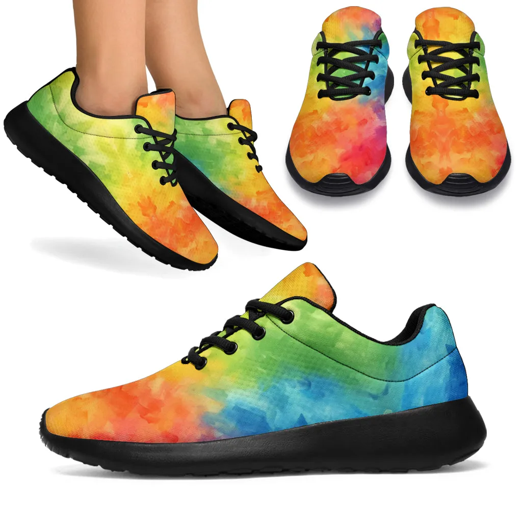 Water Colors Rainbow Sneakers
