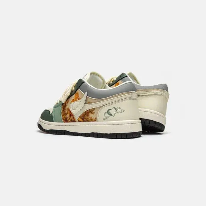 WES Cupid Wing Art Print Unisex Sneakers