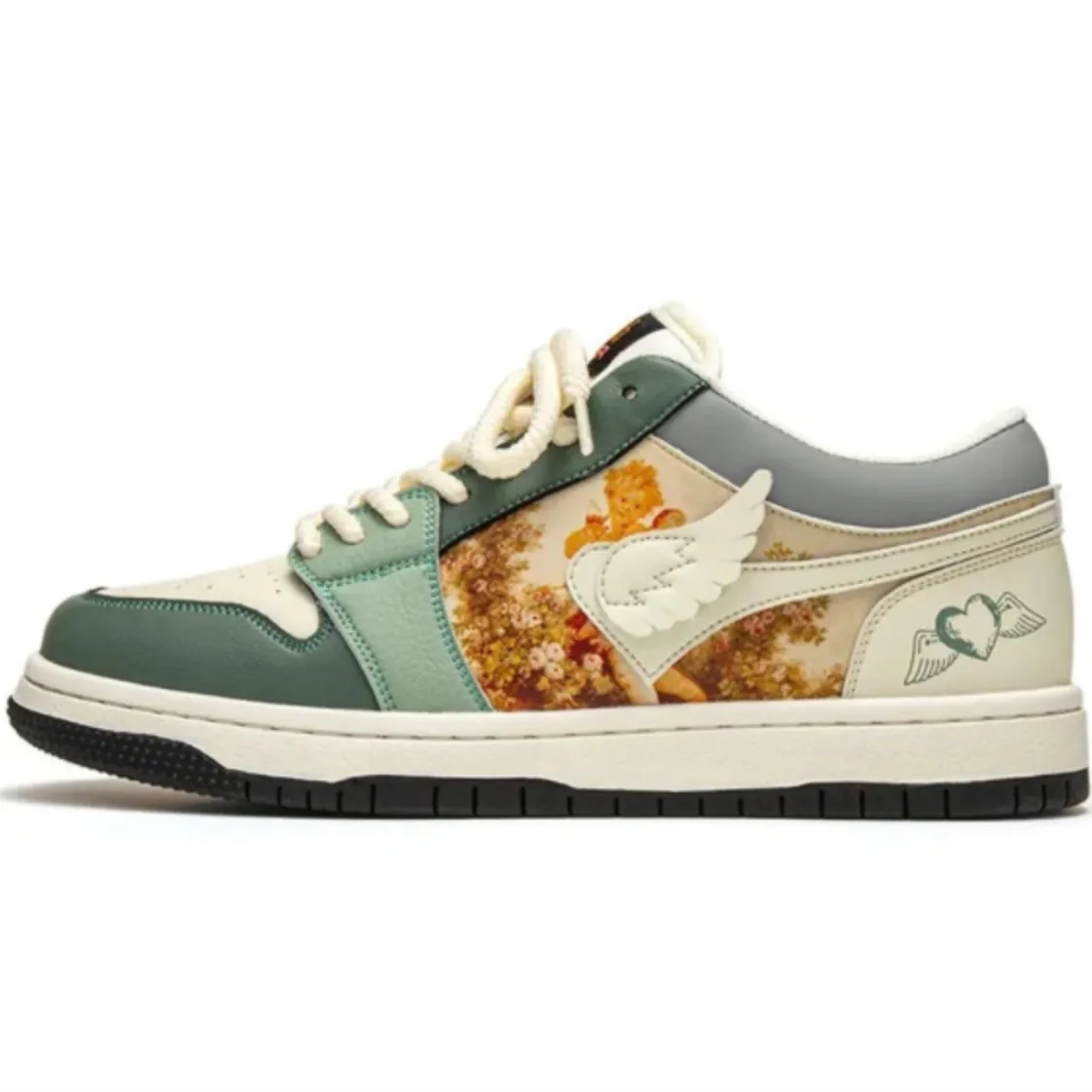 WES Cupid Wing Art Print Unisex Sneakers