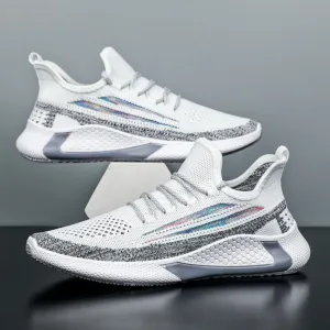 West Louis™ Breathable Jogging Trainers Platform Lace Up Sneakers