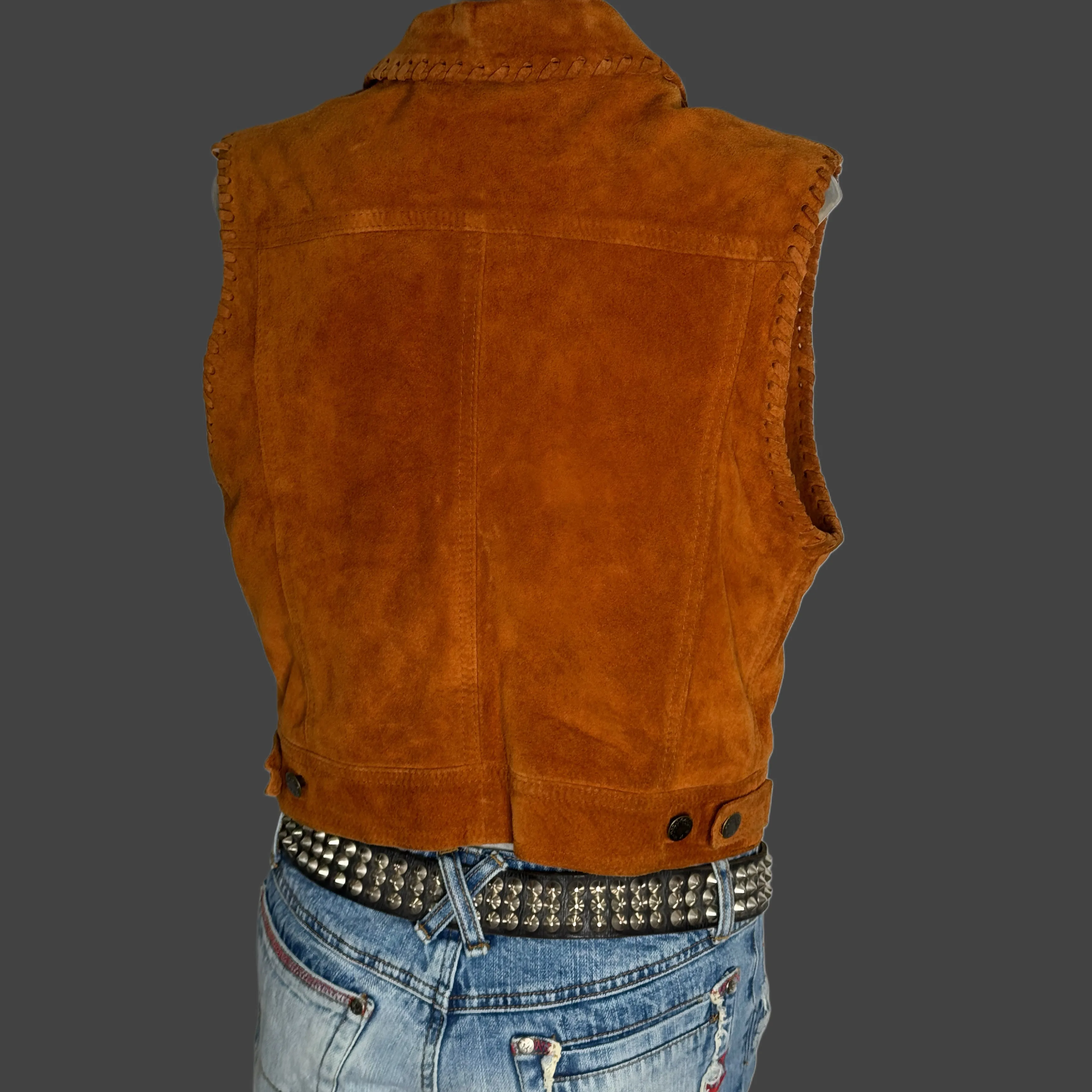 Western Suede Vest / Top