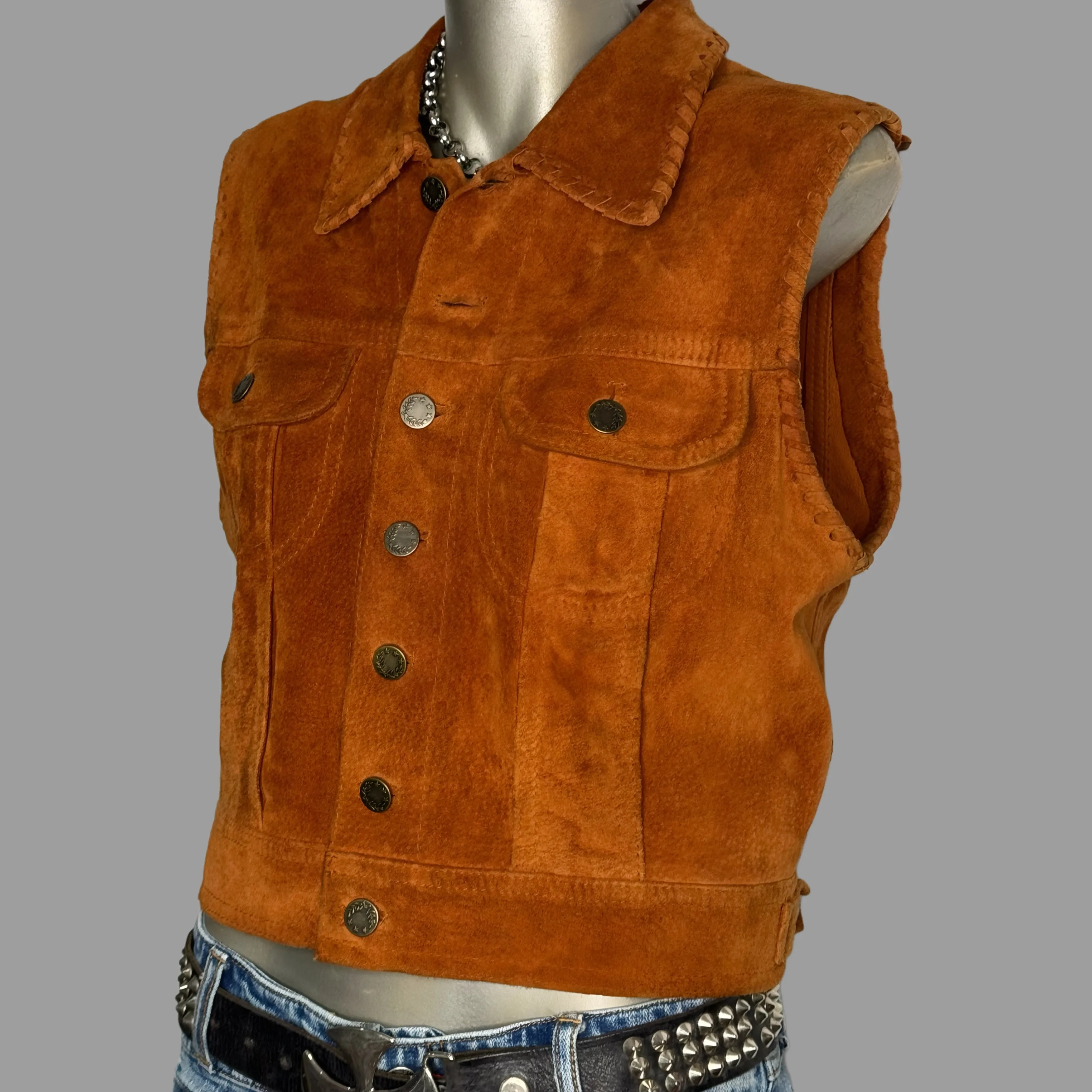 Western Suede Vest / Top