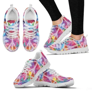 White Colors Of Peace Women's sneakers