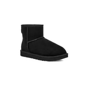 WMNS UGG Classic Mini II Cotton 1016222-BLACK Snow Rain Boots