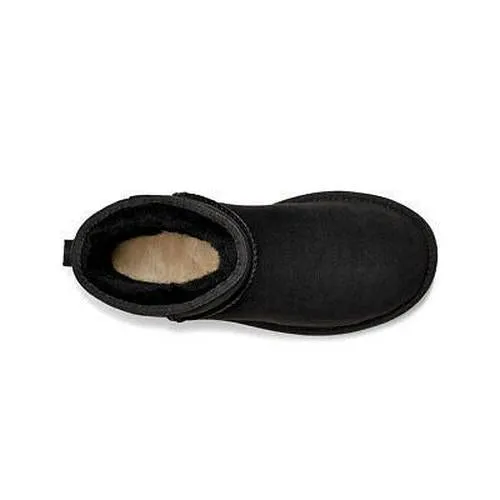 WMNS UGG Classic Mini II Cotton 1016222-BLACK Snow Rain Boots