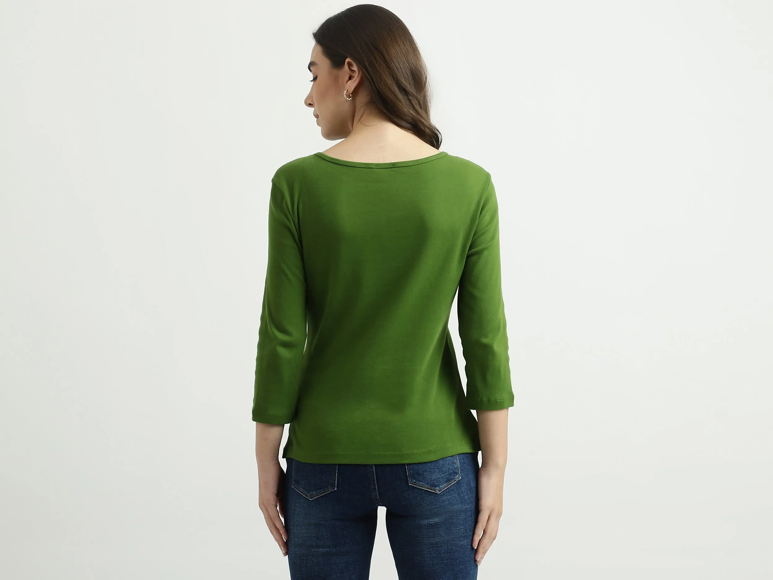 Women Embellished Round Neck Top