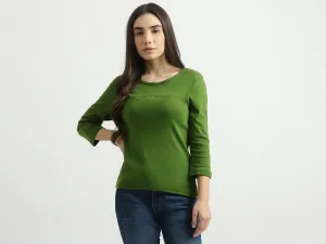 Women Embellished Round Neck Top