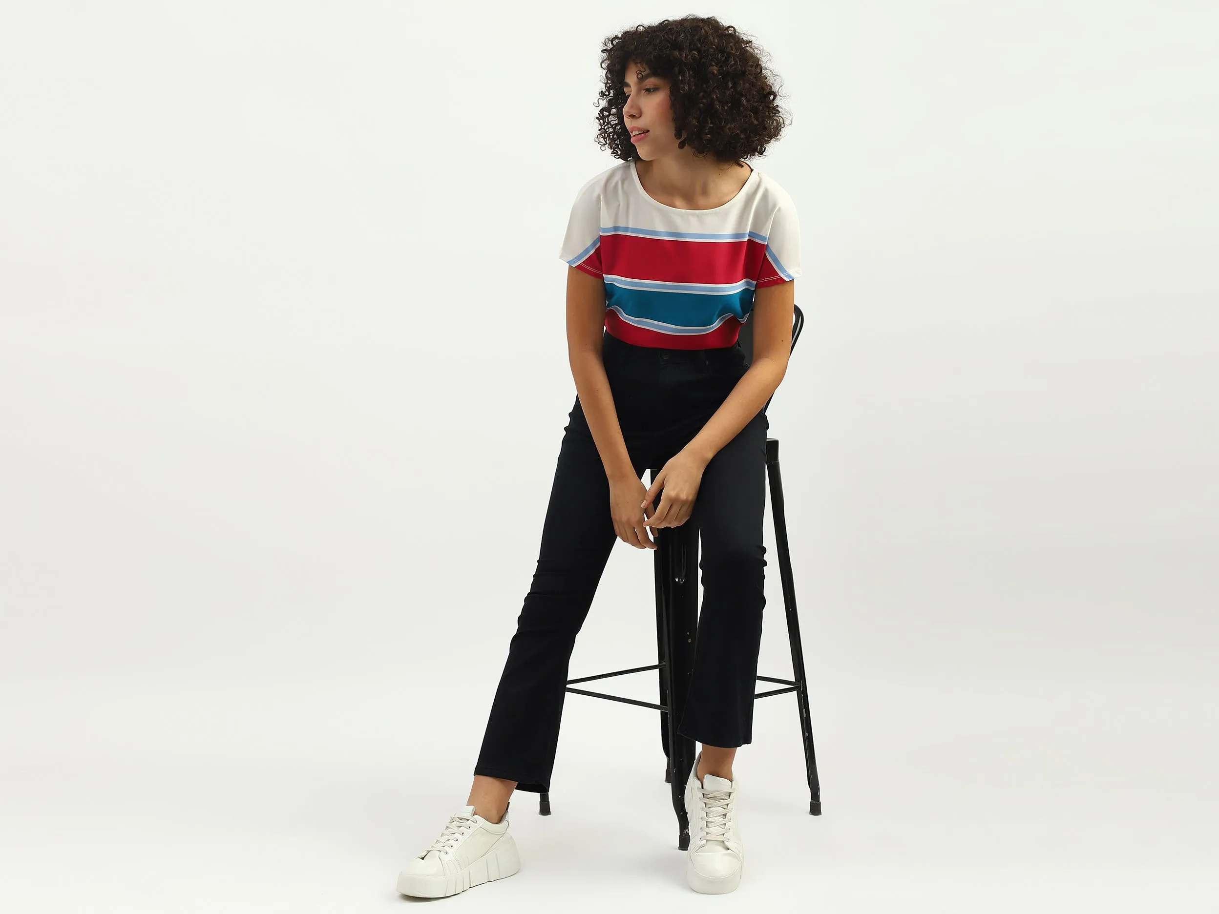 Women Solid Bootleg Jeans