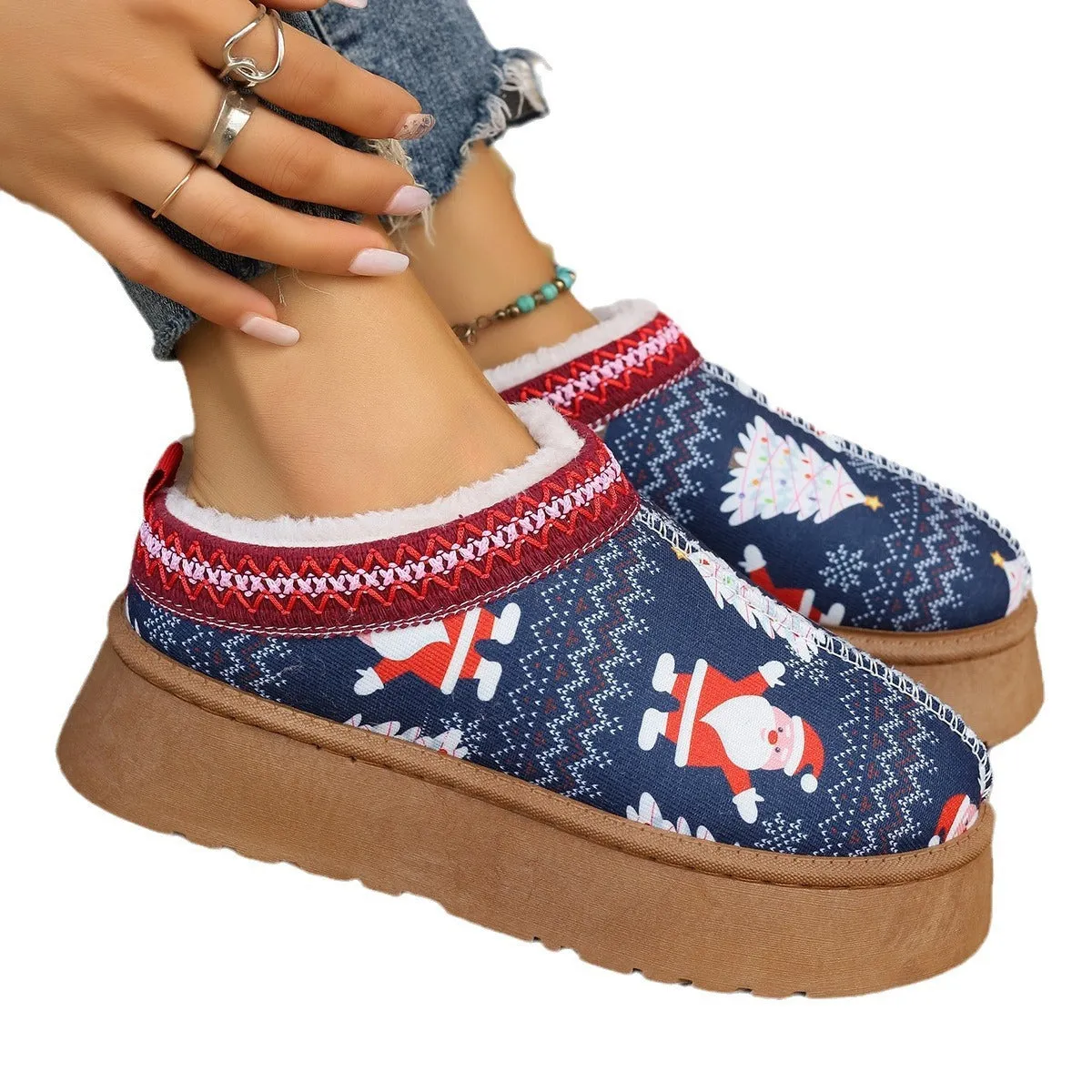 Women's Cartoon Ankle Boots Comfortable Winter Short Boots