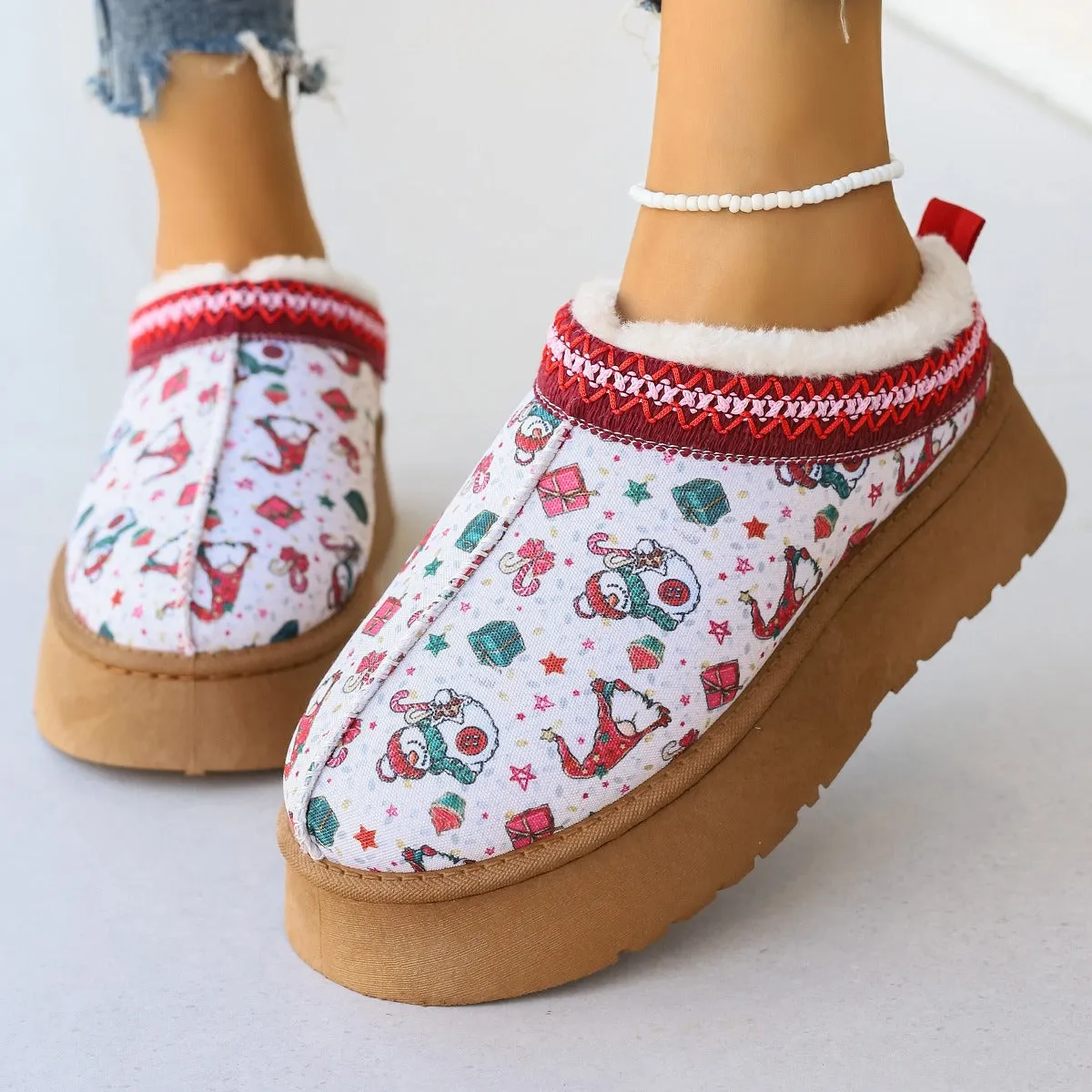 Women's Cartoon Ankle Boots Comfortable Winter Short Boots