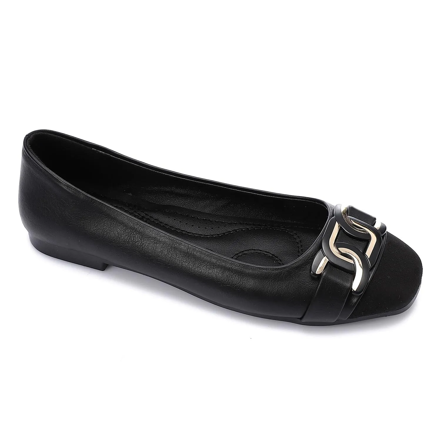Women's Leather Shoes Soft Casual Shoes - Black