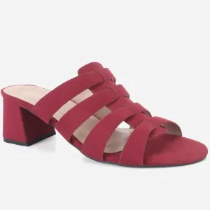 Womens "CHANTRIA" Open Toe Block Heel Sandals