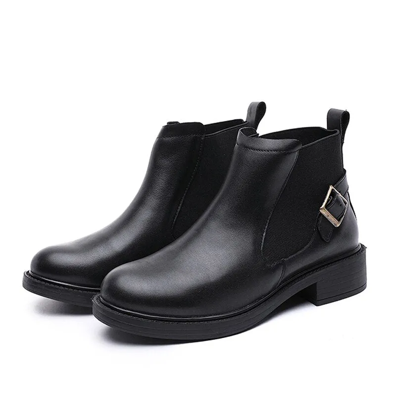 Women's thick bottom comfortable cotton boots