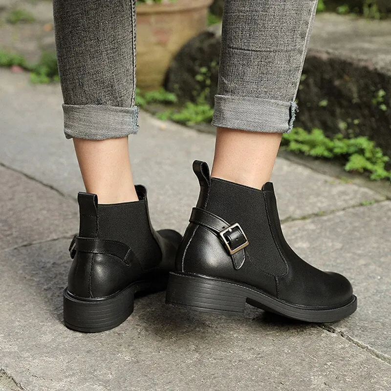 Women's thick bottom comfortable cotton boots