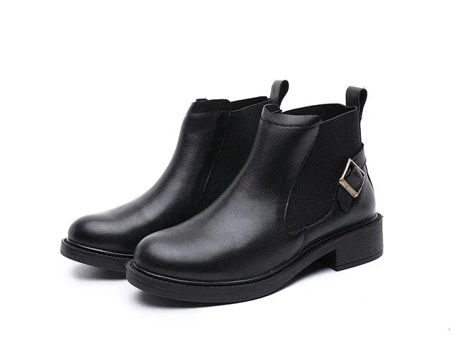 Women's thick bottom comfortable cotton boots