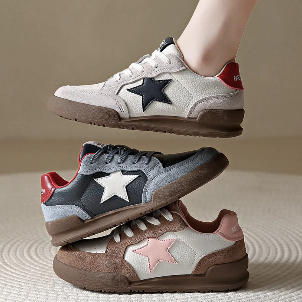 Women's Thick Sole Star Sneakers