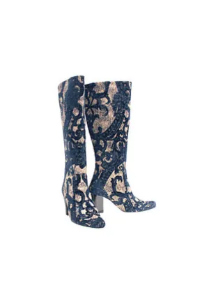 Zeyzani Cuban Navy Gold Boot Final Sale